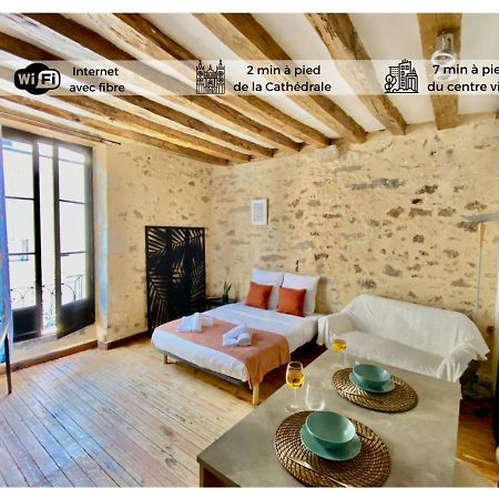 Le Cosy-Chic, 2 Min A Pied Cathedrale , Jacobins Apartment Льо Ман Екстериор снимка
