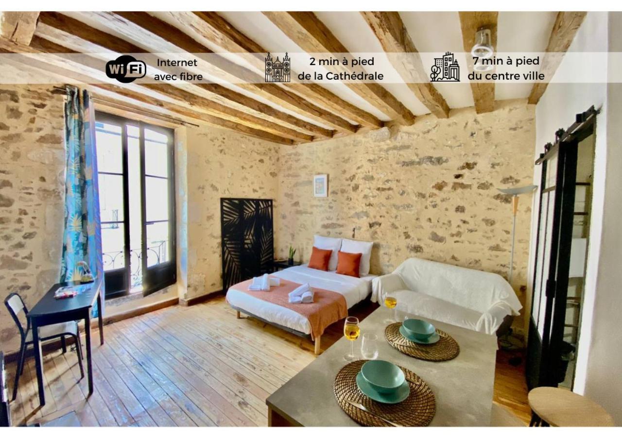 Le Cosy-Chic, 2 Min A Pied Cathedrale , Jacobins Apartment Льо Ман Екстериор снимка